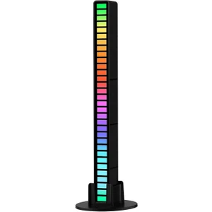 Sese Duyarlı 32 LED Şarjlı Rgb  Ekolayzer 8 Mod Ambiyans Çubuğu