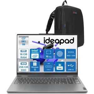 Lenovo ıdeapad 5 16IRU9 Intel® Core™ 5 120U 16GB 256GB SSD 16" Wuxga 300NITS Dokunmatik W11PRO Taşınabilir Bilgisayar+Lenovo Pen 883DU0053TR07+ZETTAÇANTA