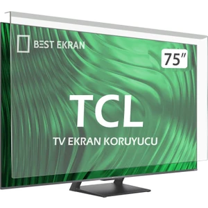 Best Ekran Tcl 75C755 Tv Ekran Koruyucu - Tcl 75" Inç 190 Ekran  Miniled 75C755GTV Ekran Koruyucu