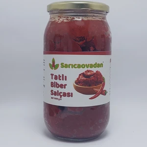 Tatlı Biber Salçası Cam Kavanoz 1 kg