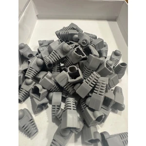 Gri RJ45 Kılıf Gri Cat6 Kılıf Gri Cat5 Kılıf 100 Adet