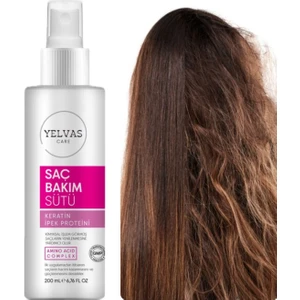 Yelvas Care Yıpranmış Saçlar Için Keratin ve Protein Saç Bakım Sütü 200 ml