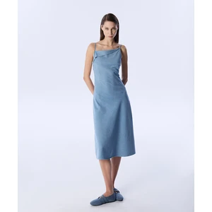Askılı Jean Elbise TS1250002440089