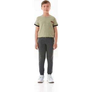 Baskılı Beli Lastikli Jogger Çocuk Eşofman Altı