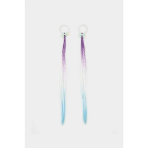 Kız Çocuk 2'li Renkli Saçlı Lastik Toka E8119A8NS