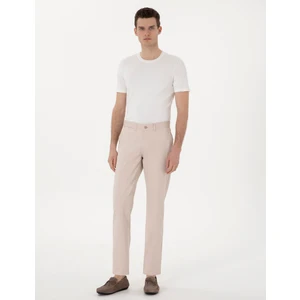 Pierre Cardin Erkek Bej Regular Fit Basic Kanvas Pantolon 50308105-VR011