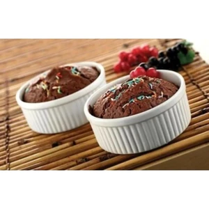 Porselen Optiva Rölyefli 6’li 210 cc Sufle Kabı