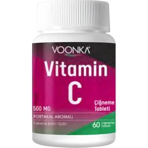 Vitamin C Çiğneme 60 Tablet - Yeni Ambalaj