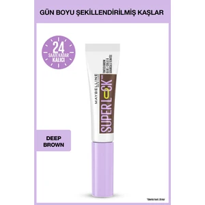 Maybelline New York Super Lock Brow Glue Kaş Sabitleyici Maskara -  Deep Brown