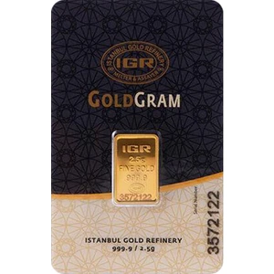 2.5 gr 24 Ayar 999.9 Milyem Iar Gram Altın