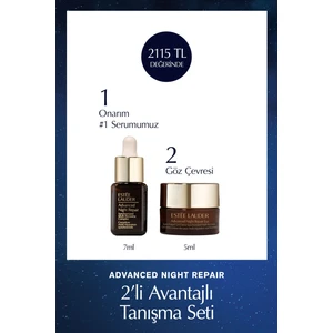 Estee Lauder Seyahat Boy Cilt Bakım Seti - Advanced Night Repair Onarıcı Serum 7ml Jel Göz Kremi 5ml