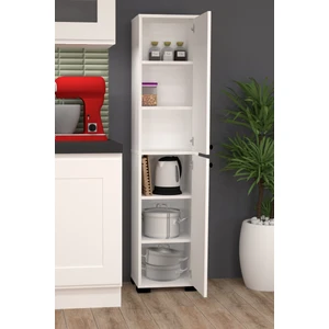 Mercan Çok Amaçlı Beyaz Dolap 171 cm Yükseklik 37,5 cm Genişlik 29 cm Derinlik