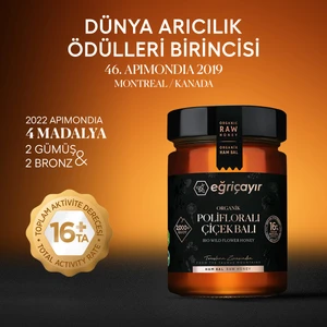 Polifloralı Organik Çiçek Balı 450 Gr