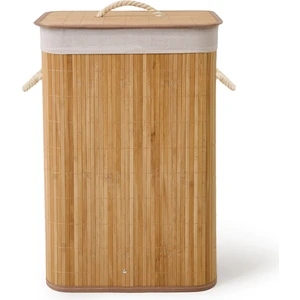 Simple Living Bambu Örme Çamaşır Sepeti - Bej - 60 Lt