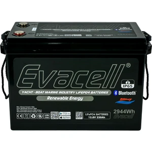 12.8V (12 Volt) 230 Ah Amper LiFePO4 Lityum Demir Fosfat 2944 Wh Akü Bluetooth IP65 Marin Karavan Akü