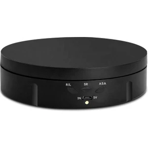 360 Derece Hız Ayarlı Oto Döner Motorlu Şarjlı Pilli Ürün Teşhir Fotoğraf Çekim Standı 146MM MAX10KG