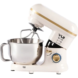 M108 Easy Chef Hamur Yoğurma Makinesi Stand Mikseri Krem Gold