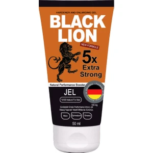 Black Lion Maça Ginsen Epimediyumlu 1 Adet Erkeklere Özel Katılık Veren Şekillendirici Uzun Süre Deneyim Kremi 50 ml