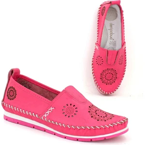 Deri Günlük Kadın Babet Ayakkabı TRC116-0065