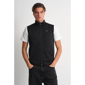 Alexandergardı Dik Yaka Fermuarlı Yandan Cepli Kolsuz Yelek