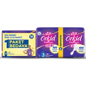 Platinum Gece 16'lı Eda Erdem Paketi Hijyenik Ped