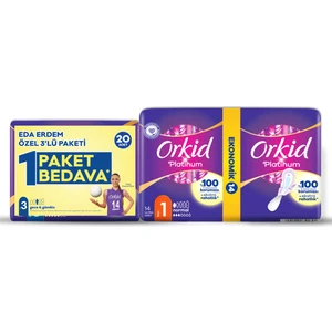 Platinum Normal + Gece 20'li Eda Erdem Paketi Hijyenik Ped