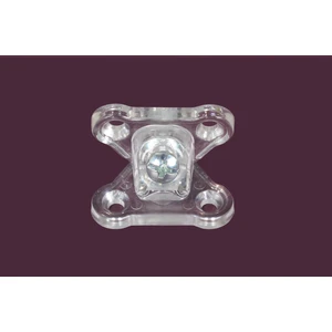 Liz Aksesuar Plastik Dereceli Köşe Bağlantı Şeffaf Çektirme - 50 Adet