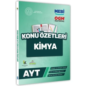 2025 Yks-Ayt Mebi-Ogm Kimya Pratik Konu Özet Kitabı Renkli A4 Boyut Görsel Destekli