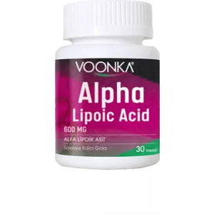 Alpha Lipoic Acid 600 Mg 30 Kapsül - Yeni Ambalaj