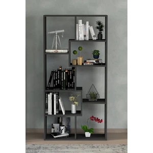 Zebra Dekoratif Kitaplık Antrasit