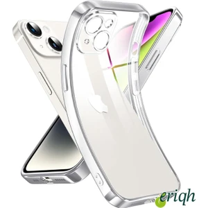 Apple iPhone 15 Pro Uyumlu Kamera Korumalı Şeffaf Silikon Kılıf