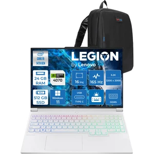 Legion 7 16IRX9 14.nesil Core I9 14900HX 24GB Ddr5 512GB SSD 8GB/RTX4070 130W 16" 3.2k (3200X2000) 430NİTS 165Hz WINDOWS11PRO Taşınabilirbilgisayar 883FD005MTRW01+ZETTAÇANTA