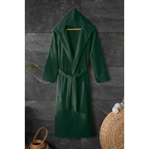 Gonca Premium %100 Pamuk Kapşonlu Bornoz | Yüksek Su Emiciliği ve Lüks Konfor | Hızlı Kuruma