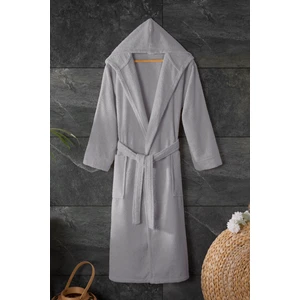 Gonca Premium %100 Pamuk Kapşonlu Bornoz | Yüksek Su Emiciliği ve Lüks Konfor | Hızlı Kuruma