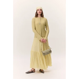 Crush Piliseli Uzun Etek Lacivert