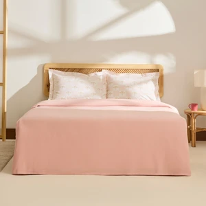 Kaşmir Home Runa %100 Pamuk Çift Kişilik Pike Takımı Rose