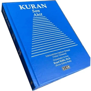 Ozan Yayıncılık Kuran Son Ahit - Reşad Halife