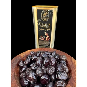 Elif Hanım Çiftliği Siyah Zeytin Premıum Xl Taş Baskı 1 kg