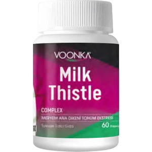 Milk Thistle Takviye Edici Gıda 60 Kapsül - Yeni Ambalaj