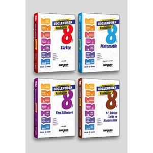 8. Sınıf Ankara Yayıncılık Türkçe,matematik,fen,inkılap Güçlendiren Fasikül 4'lü Seti