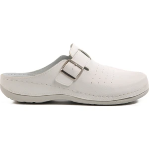 Beyaz Anatomik Erkek Sabo Terlik 52.002 M