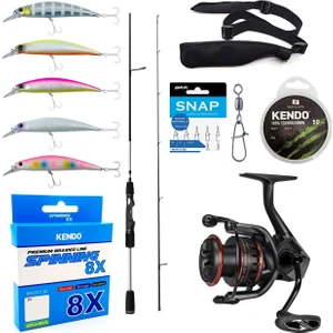 Yekoutdoor Okuma Profesyonel Spin/lrf Seti Okuma Helios Sx Spin 2,70CM 15-45 gr 2 Parça Spin Kamışı&okuma Ceymar Hd CHD-2500A Matt Black 7+1bb Olta Makinesi