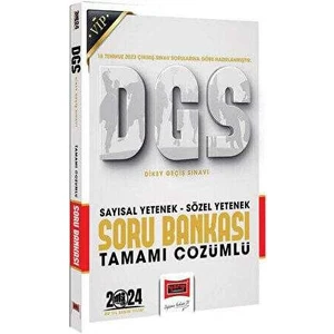 Yargı Yayınevi 2024 DGS Vip Sözel Sayısal Bölüm Tamamı Çözümlü So