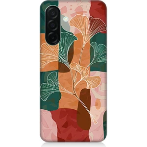 Samsung Galaxy A36 Uyumlu Soyut Yapraklar  Desenli Silikon Kılıf