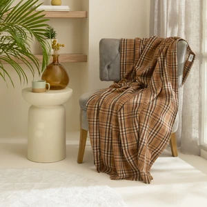 Karaca Home Flanel Throw Tv Battaniyesi Hardal
