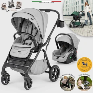 Hera Travel Sistem Bebek Arabası Silver Gri