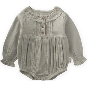 Fisto Yakalı Mevsimlik Müslin Zıbın 0-2 Yaş Su Yeşili