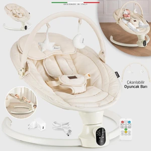 Sette Elektrikli Otomatik Sallanan Ana Kucağı Bej