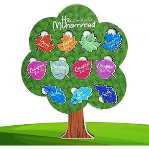 Moon Beavers Neseb Ağacı Islami Eğitici Öğretici Geliştirici Okula (Din Kültürü) Katkı Sağlayan Ahşap Sağlıklı Oyuncak