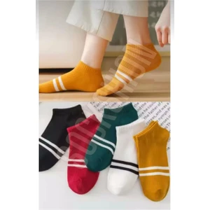 Pamuklu Derbili 5'li Çorap Seti